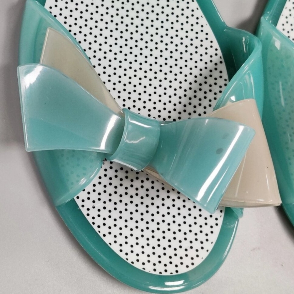 Furla Plastic Jelly Ballet Flats NWOT - Picture 2 of 11